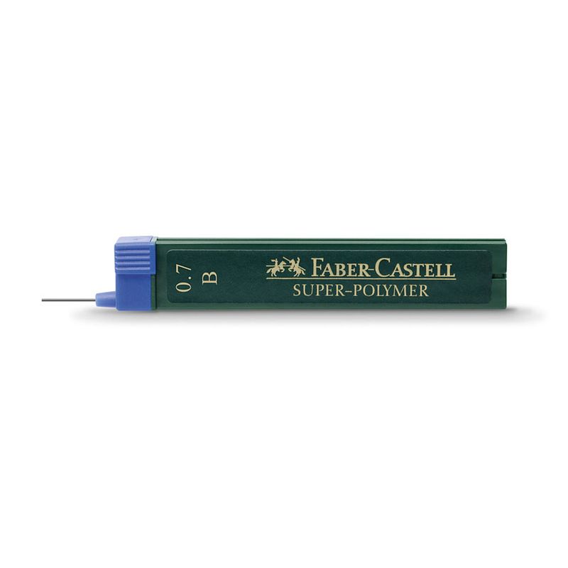 Foto van Potloodstiftjes faber castell super-polymer 0,7mm b