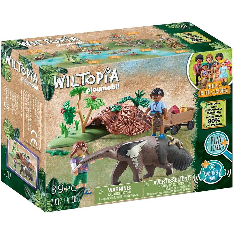 Foto van Playmobil wiltopia - miereneter verzorging 71012