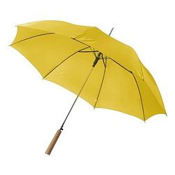 Foto van Automatische paraplu 102 cm doorsnede geel - paraplu's