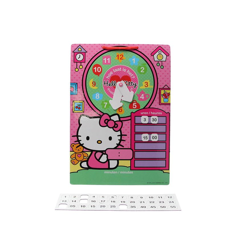 Foto van Sanrio leer klok kijken met hello kitty