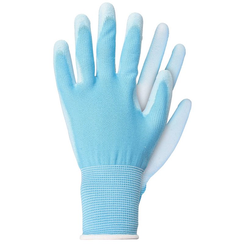 Foto van Talen tools - werkhandschoenen - polyester - blauw - maat l