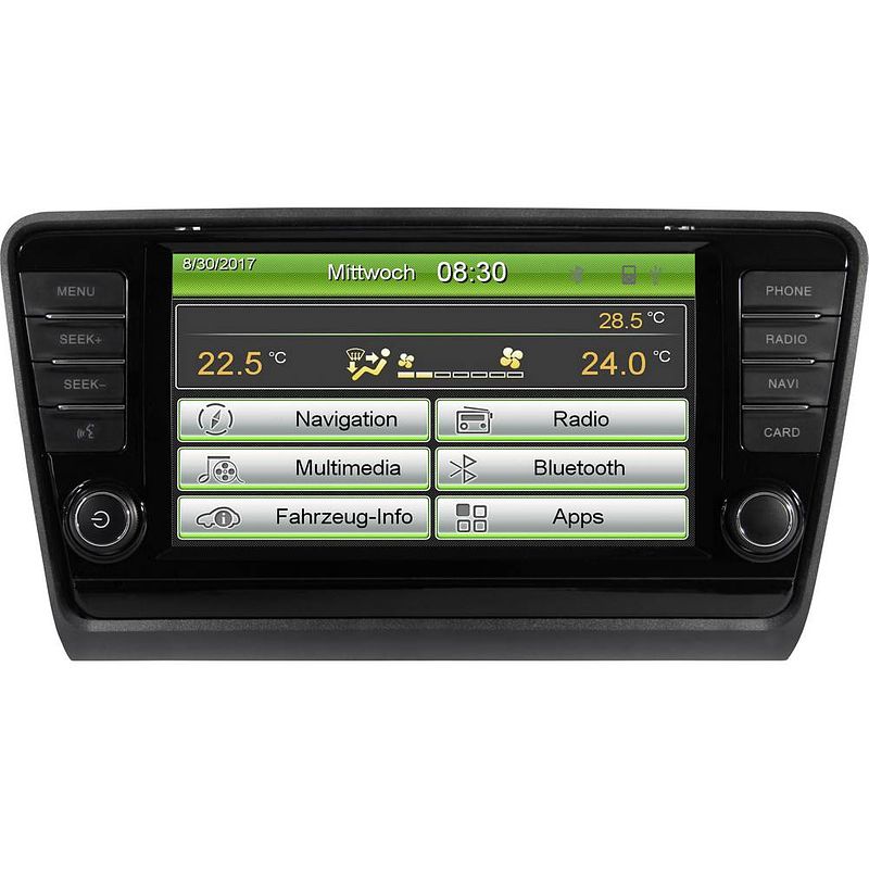 Foto van Esx vns830-sk-oc3 autoradio met scherm dubbel din aansluiting voor stuurbediening, aansluiting voor achteruitrijcamera, bluetooth handsfree