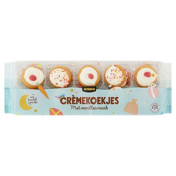 Foto van Jumbo cremekoekjes met vanillesmaak 175g