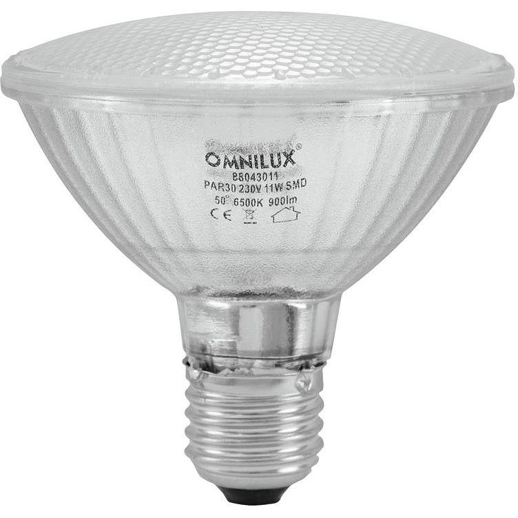 Foto van Omnilux par-30 230v smd 11w e-27 led 6500k