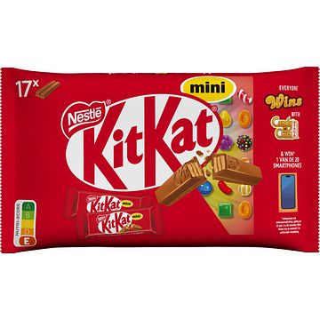 Foto van Kitkat mini melk chocolade uitdeelzak bij jumbo