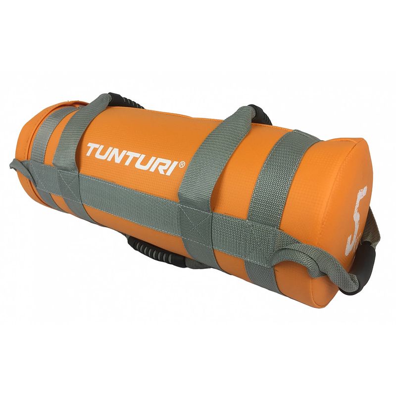 Foto van Tunturi powerbag 56 cm 5 kg oranje