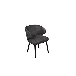 Foto van Ptmd fiori anthracite terra leather dining chair