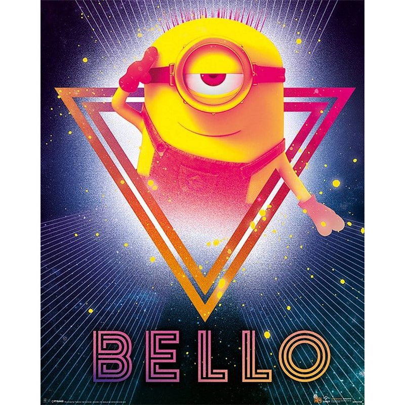 Foto van Pyramid despicable me 3 80s bello poster 40x50cm