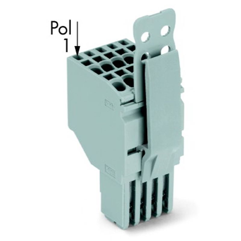 Foto van Wago 2020-214/145-000 connector, female 10 stuk(s)