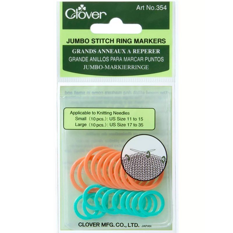 Foto van Jumbo stitch ring markers