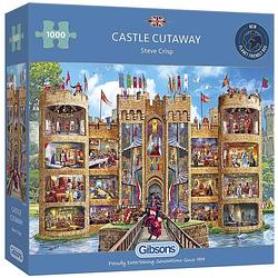 Foto van Castle cutaway puzzel 1000 stukjes
