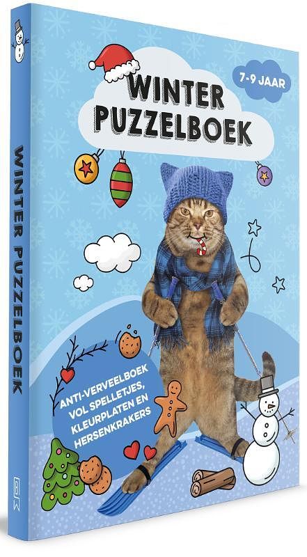 Foto van Winterpuzzelboek - paperback (9789464290134)