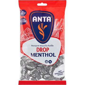 Foto van Anta flu verzorgende keelpastilles drop menthol 275g bij jumbo