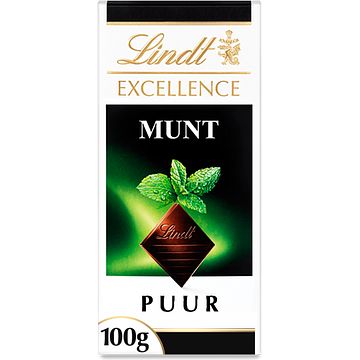 Foto van Lindt excellence mint intense noir 100g bij jumbo