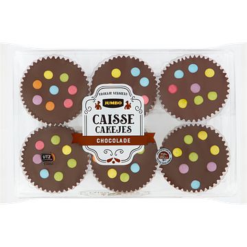 Foto van Jumbo caisse cakejes chocolade 6 stuks