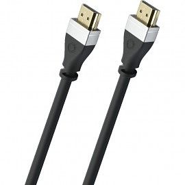 Foto van Oehlbach sl uhs hdmi 2.1 cable 3,0 m hdmi kabel zwart