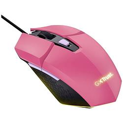Foto van Trust gxt109p felox gaming-muis kabelgebonden optisch pink 6 toetsen 6400 dpi verlicht