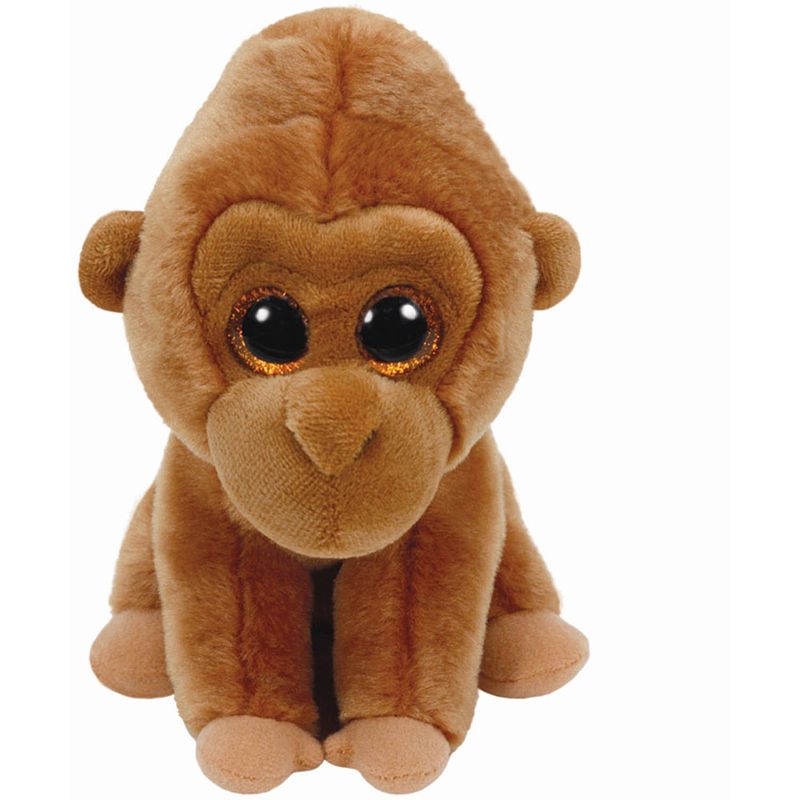 Foto van Ty beanie babies knuffel gorilla monroe - 15 cm