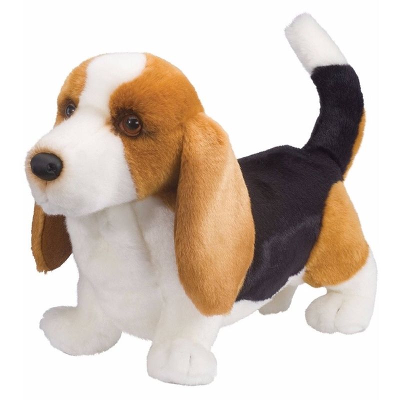 Foto van Pluche basset hond knuffel 41 cm