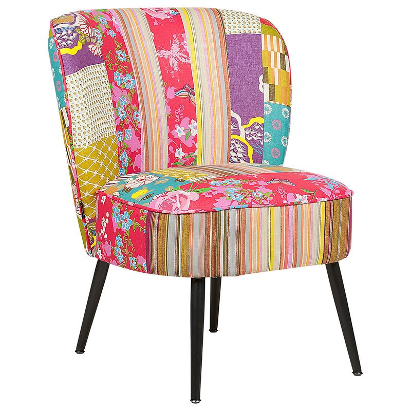 Foto van Beliani voss - fauteuil-multicolor-polyester