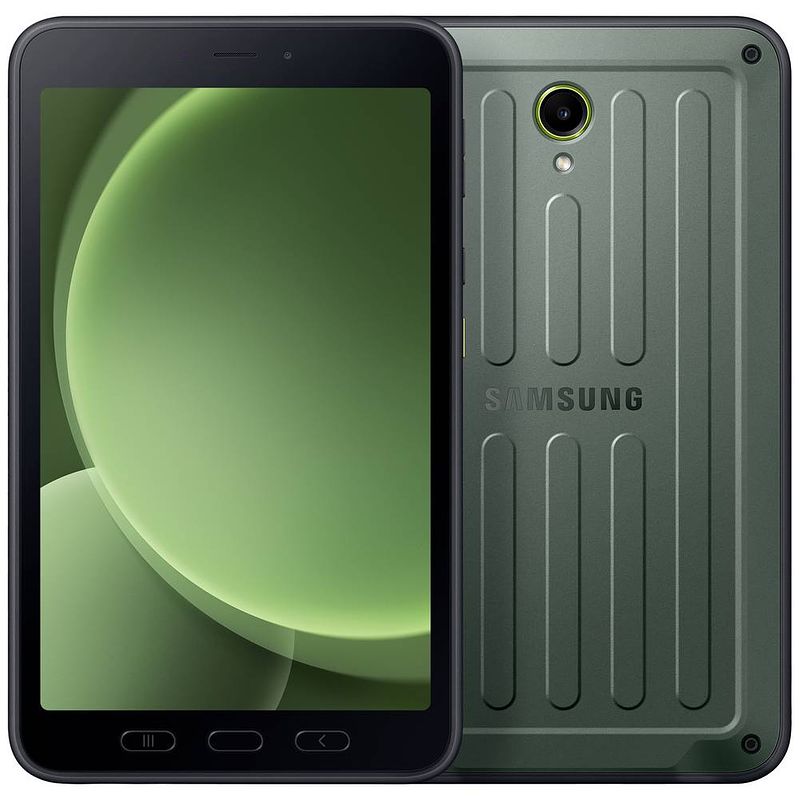 Foto van Samsung galaxy tab active 5 5g enterprise edition wifi, 5g, lte/4g 128 gb groen android tablet 20.3 cm (8 inch) 2.4 ghz, 2.0 ghz android 14 1920 x 1200 pixel
