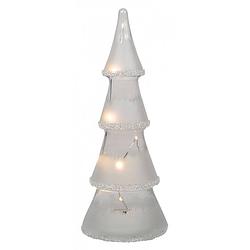 Foto van Peha kerstboom mini led 10 x 25,5 cm glas transparant