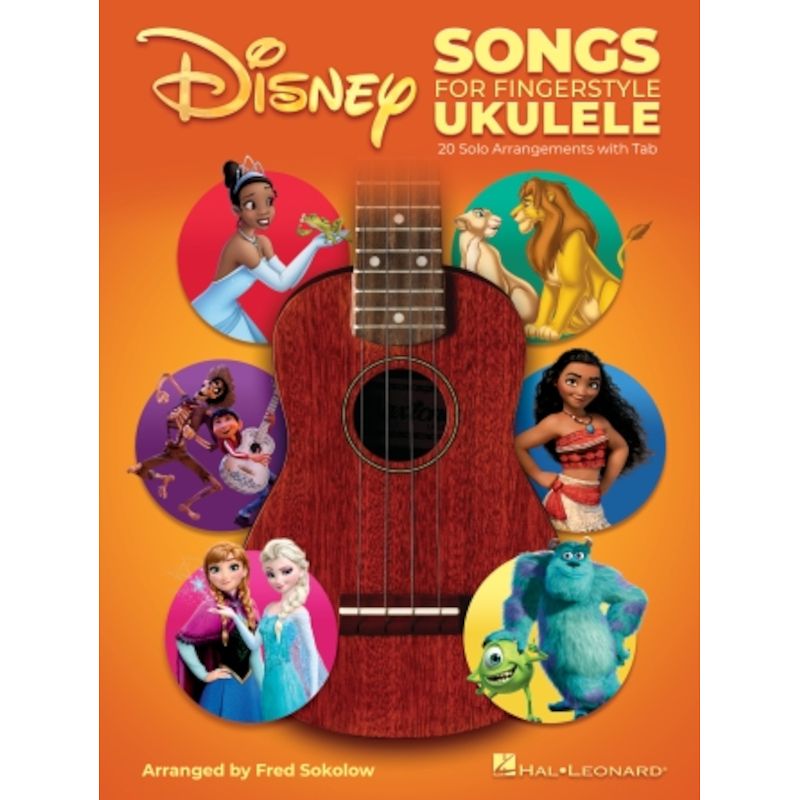 Foto van Hal leonard disney songs for fingerstyle ukulele songboek voor ukelele