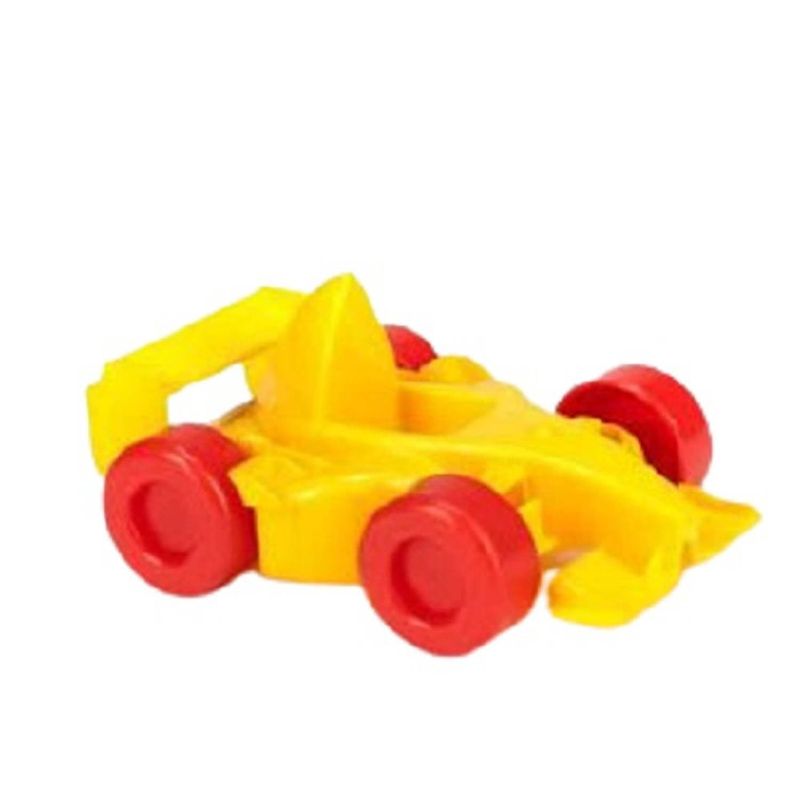 Foto van Jonotoys raceauto junior 8 cm geel/rood