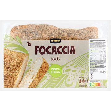 Foto van Jumbo focaccia wit 250g