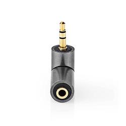 Foto van Nedis stereo-audioadapter - catb22975gy - gun metal grijs