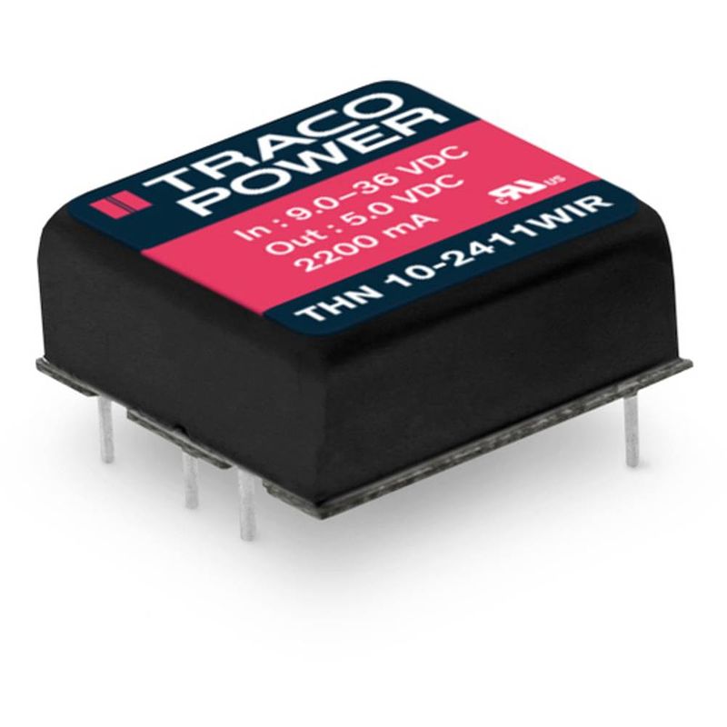 Foto van Tracopower thn 10-2411wir dc/dc-converter, print 2 a 10 w aantal uitgangen: 1 x inhoud 1 stuk(s)