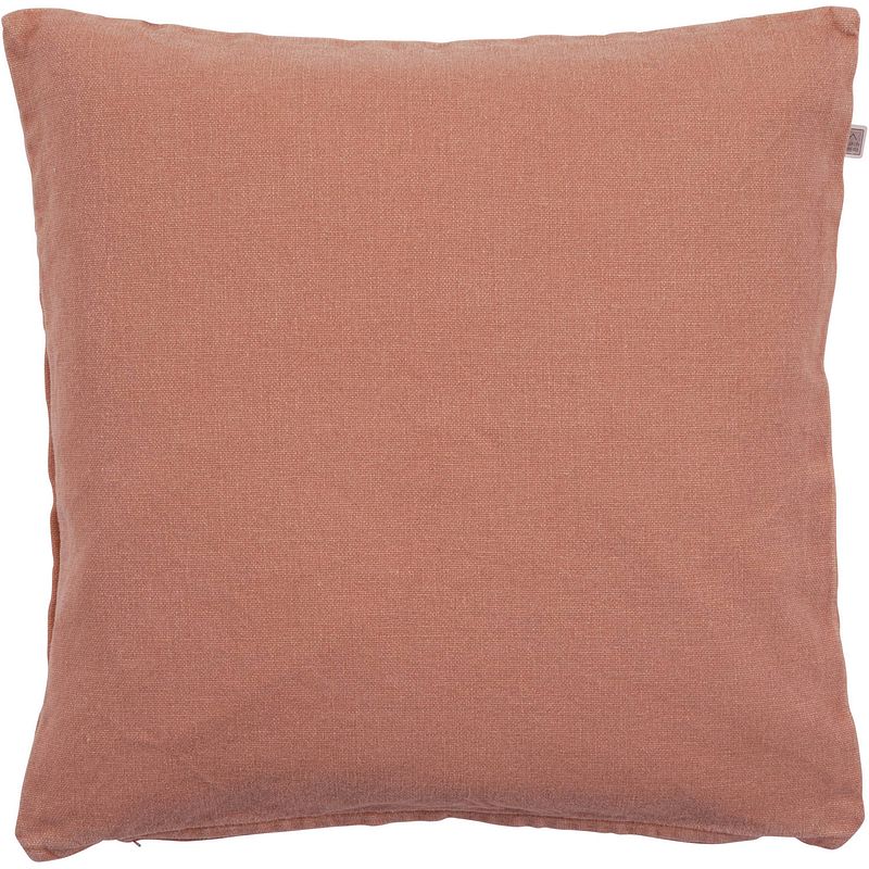 Foto van Dutch decor anna - kussenhoes koper 50x50 cm - bruin - rood