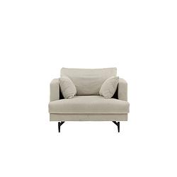 Foto van Sofia fauteuil fluweel beige.