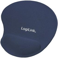 Foto van Logilink id0027b muismat met polssteun ergonomisch blauw (b x h x d) 195 x 3 x 230 mm