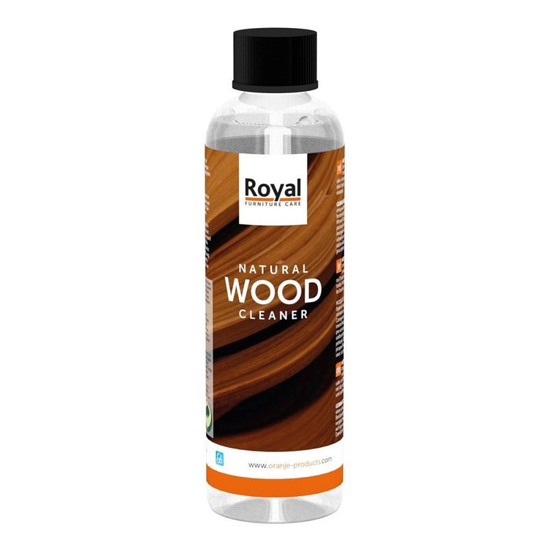 Foto van Oranje furniture care natural woodclean houtreiniger 250ml