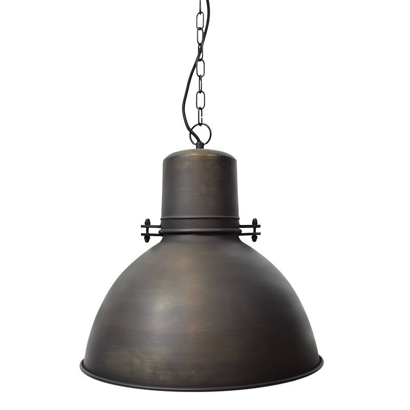 Foto van Urban interiors - dark hanglamp - grijs , brass , goud