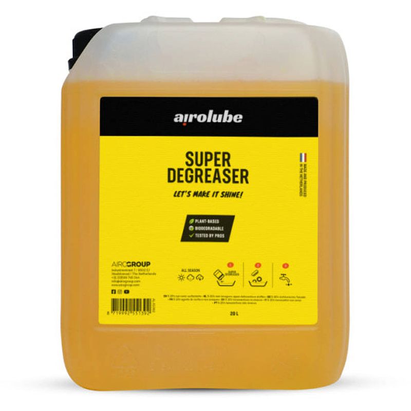 Foto van Airolube ontvetter super degrease 5 liter geel