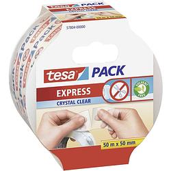 Foto van Tesa express 57804-00000-01 pakband tesapack transparant (l x b) 50 m x 50 mm 1 stuk(s)