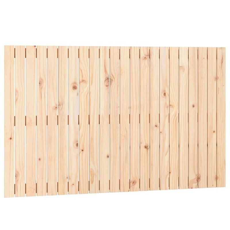 Foto van The living store houten wandhoofdbord - grenenhout - 140 x 3 x 90 cm - rustiek design