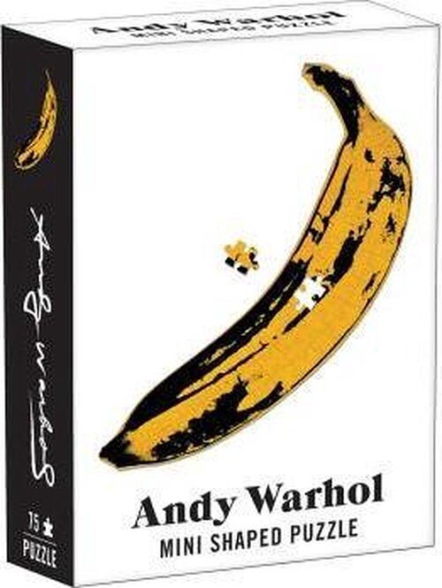 Foto van Andy warhol mini shaped puzzle banana (100 piece) - puzzel;puzzel (9780735359987)