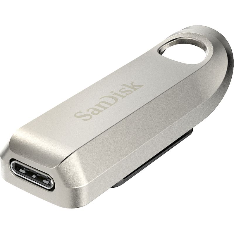 Foto van Sandisk ultra luxe usb-c ext 1 tb usb 3.2 g1 premium metal