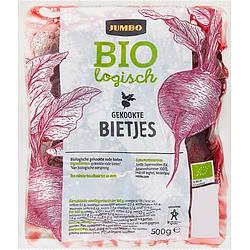 Foto van Jumbo gekookte bietjes biologisch 500g