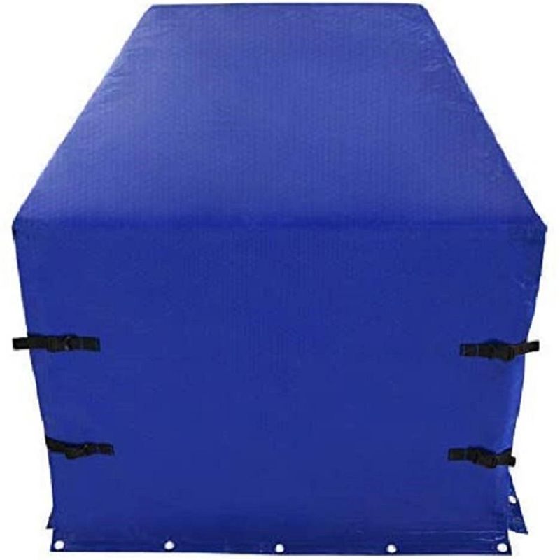 Foto van Zeildoek voor aanhanger, trailerzeil, 500g/ m2 blauw