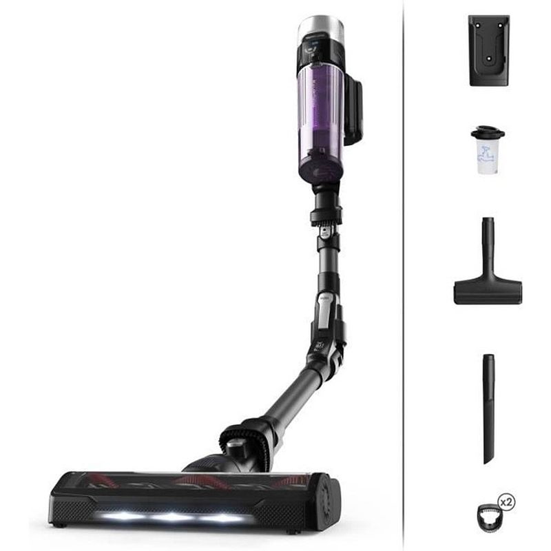 Foto van Roweenta rh2038wo wireless broom vacuüm, flexibele buis, ultralicht, 45 min, allergiekit, x-force flex 9.60 allergie