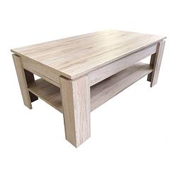 Foto van Aboma salontafel met 1 plank eiken decor.