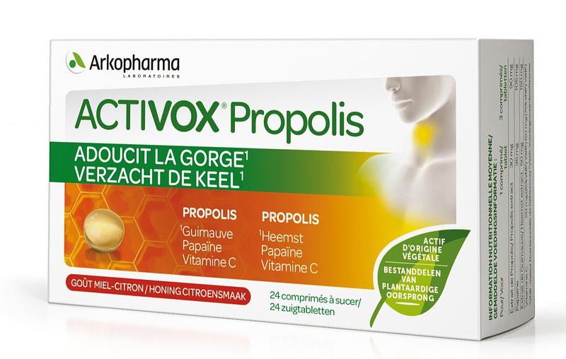 Foto van Ruche royale propolis keelpastilles 20st