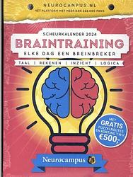 Foto van Neurocampus braintraining scheurkalender 2024 - robert bolhuis - paperback (9789076106557)