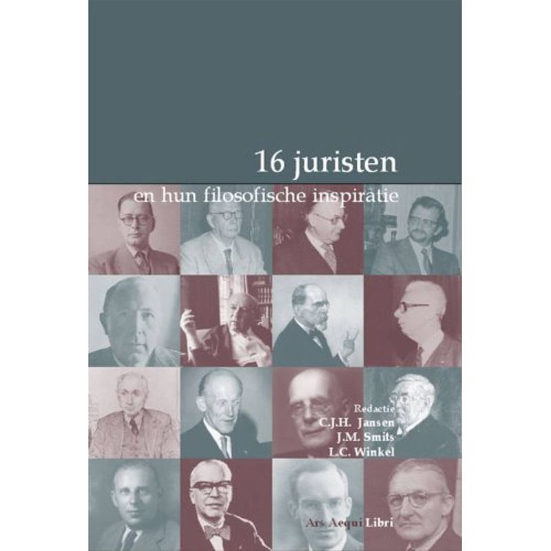 Foto van 16 juristen en hun filosofische inspirat