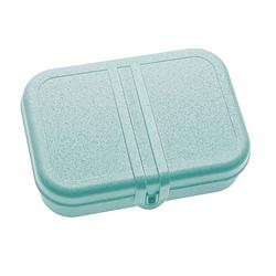 Foto van Lunchbox met verdeler, organic aqua - koziol pascal l