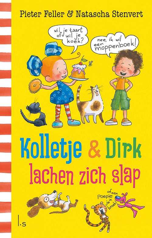 Foto van Kolletje & dirk lachen zich slap - natascha stenvert, pieter feller - hardcover (9789021043012)